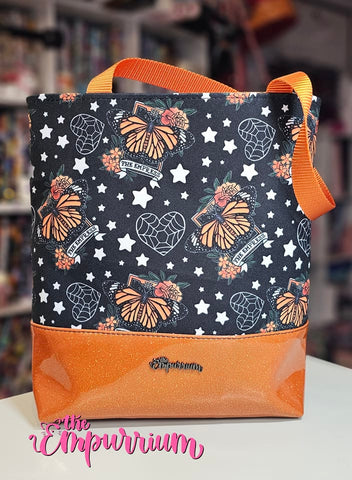 RTS - Orange Butterfly Tarot - Tuesday Tote