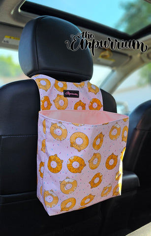Car Trash Can - Made To Order - Donut Cats