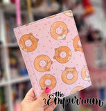 Donut Cats with Blue Glitter - Notepad Cover