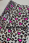 Leopard Hearts - Clear Printed TPU Vinyl RETAIL