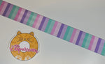 Purple Pastel Stripes - 1.5" Wide Webbing