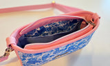 Pisces Crossbody - Blue Porcelain Cats