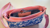 Pisces Crossbody - Blue Porcelain Cats
