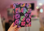 Rainbow Dice with Neon Pink - Notepad Cover