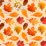 Autumn Leaves - Smooth Vinyl Roll