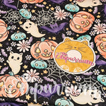 Meowloween - Cotton Woven by the HALF Yard