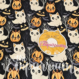 Neutralween Kitties - Cotton Woven by the HALF Yard