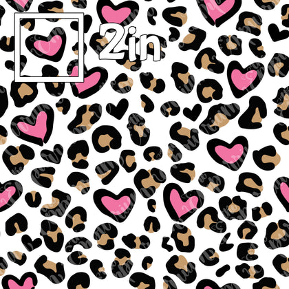 Leopard Hearts - WPCotton