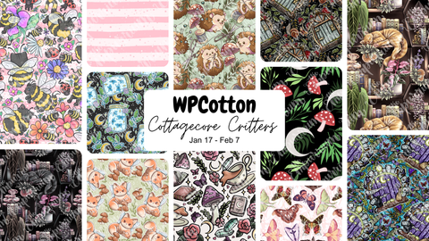 Cottagecore Critters Round - PREORDER - WPCotton