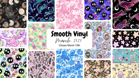 March 2025 - PREORDER - Smooth Vinyl 18in Roll