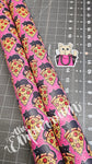 Pizza Cats Pink - Smooth Vinyl Roll