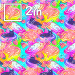 Rainbow Kitty Poolside - Smooth Vinyl Roll