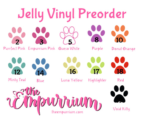 Jelly Vinyl PREORDER - Round 3
