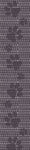 Grey - Debossed Paw Print Webbing - 1" Wide Webbing