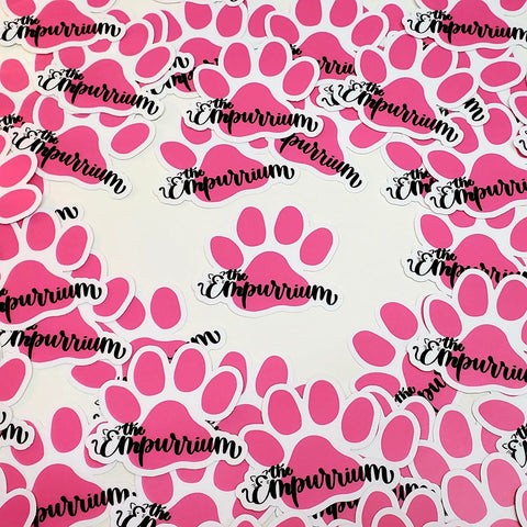 The Empurrium Pawprint Logo Sticker