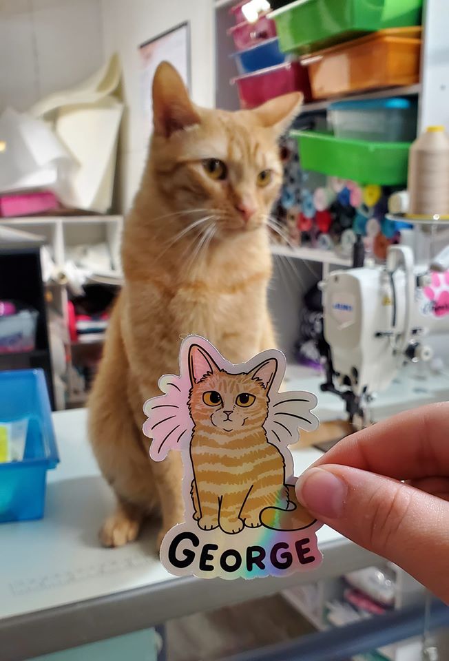 George Holographic Sticker – TheEmpurrium