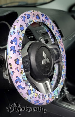 Steering Wheel Cover - Witchy Things Pastel