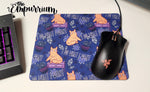 Orange Naughty Kitty - Mouse Pad