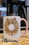 Donut Cat 11oz Mug - Brown Tabby