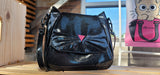 Black Glitter Cat Handbag