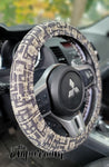 Steering Wheel Cover - Aged Dungeon Maps