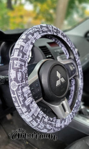 Steering Wheel Cover - Dungeon Maps