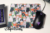 Christmas Kitties Stacked - Mouse Pad