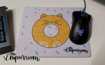 Donut Cat - Orange and White - Mouse Pad