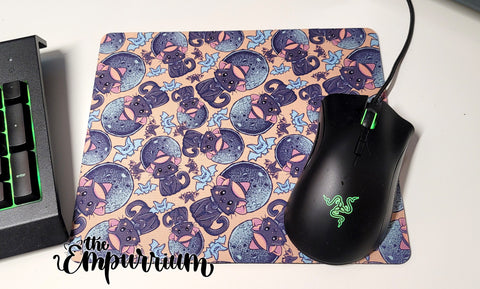 Witchy Moon Cat - Mouse Pad