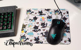 Cute Black Cats - Mouse Pad