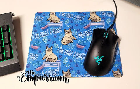 Siamese Naughty Kitty - Mouse Pad