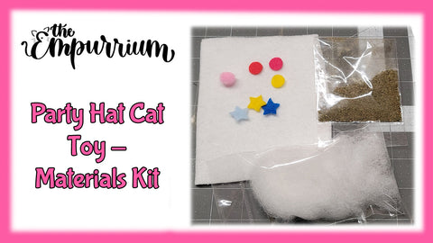 Party Hat Cat Toy -  Materials Kit